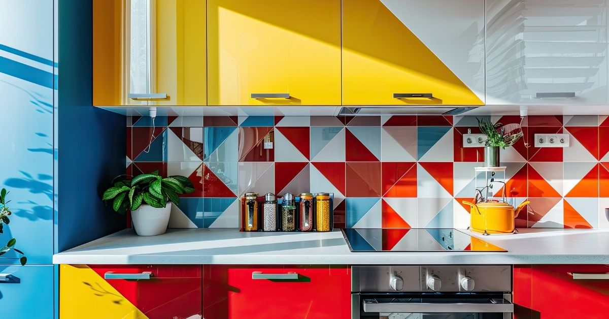 Bold Colors and Patterns for Kitchen Design